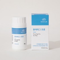 강아지 슬개골 눈물영양제 퓨어마그프로 60g 마그네슘 비타민B, 1개