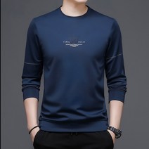 Cozx 가을 신식 남성 패션 트렌드 단색 스웨터 한국식 조수 브랜드 라운드넥 올매치 긴팔 티셔츠 캐주얼 남성복