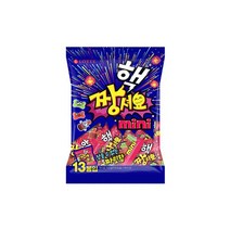 롯데 핵짱셔요 미니 벌크 195g 심심풀이 사무실간식 탕비실 졸음방지 어린이집선물 등산간식, 8개