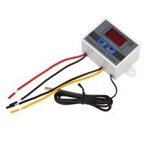 220V 디지털 LED 온도 컨트롤러 10A 스위치 디지털 디스플레이 인큐베이션 컨트롤러가있는 온도 조절 장치 제어, 보여진 바와 같이, 하나