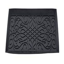 Superio Rubber Boot Shoe Tray 34 x 14 x 2 Rectangle Heavy Duty Protects Floors from Water and Di, 1