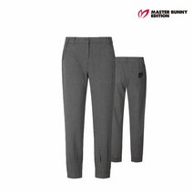 마스터바니에디션 골프 masterbunnyedition여성 소프트 체크 조거 팬츠 M421A4PF354_GY, 0-0, GY