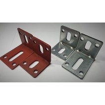 화스너 아연도금 폭50MM너비50MM길이별 앵글 코너철 석재용 고정쇠 꺽쇠, 50X150X4T(10EA)