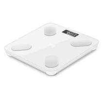 주방 디지털 전자 저울 요리 계량 블루투스 체지방 체중계 스마트 LCD 앱 안드로이드 또는 IOS 균형 체질 구성 분석기, [03] silk screen white