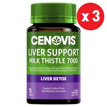 세노비스 리버 서포트 밀크씨슬 7500mg 75정 x 3개