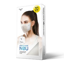 나루마스크NOU 여름용-자전거 등산 골프 스포츠마스크, 그레이 L-XL