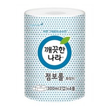 깨끗한나라)점보볼화장지(300M(2겹)x4롤) _ 301998EA, 1, 본상품선택