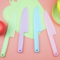 안전인증 유아안전칼 어린이안전칼 아동안전칼 아동칼 아동요리칼 빵칼 플라스틱칼 아동용안전칼 어린이칼, 블루-대