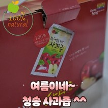 [여름이네]청송 내몸을 위한 사과즙 120ml 50포(1박스), 1개