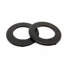 100pcs m1.5 m2 m2.5 m3 m4 m5 m6 m8 m10 m12 화이트 블랙 플라스틱 나일론 플랫 와셔 일반 스페이서 절연 가스켓 절연 링, m3x7x1, 검은색