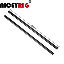 카메라 케이지 마운트 촬영 호환 niceyrig 15mm 로드 dslr 리그 15mm 숄더 리그 비디오 레일 로드 알루미늄 블랙 길이 40cm16인치2팩