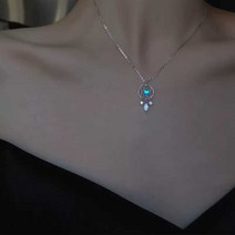 실버 드림 캐처 매혹적인 목걸이