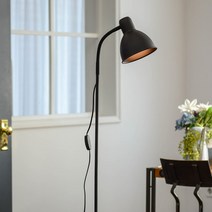 [천삼백케이] [하스민] 빈티지 모던 장스탠드 거실 침실 인테리어 플로어, 화이트, 본상품선택