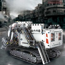 호환 레고 RC 몰드킹 13130 광산 굴삭기 테크닉, 공압식2단바쁜엔지니어링차량