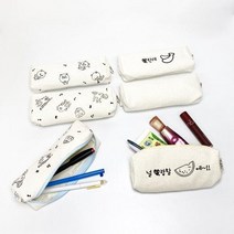 파우치 필통 택 신학기 중 펜슬 펜 초등 필기구(4종 학생 선물 1) 고등 입학 케이스 고학년 학용품 에코, 발랄한 고양이