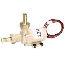 펌프 부품 연결 부속품 12V 브러시리스 고온 방지 방수 히터 태양열 온수, 검은색, 12V+Golden
