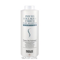 인더스 피토콜라겐 엔리치 샴푸 1500ml 대용량 헤어샵 전용 미용실 약산성 샴푸 단백질 약산성 5.5 사과향 냄새 향기좋은샴푸