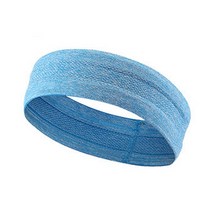 아이디어라떼 스포츠 헤어 밴드 스포츠 머리띠 헤드 운동 땀밴드 남자 여자, 스포츠 헤어밴드_블루