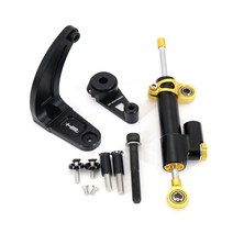 외발 전동휠 전동보드 호버보드 듀얼트론 울트라 2 및 리미티드용 전동 스쿠터 스티어링 스태빌라이저 탄, 01 black gold, 한개옵션1