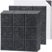 음향사운드디퓨저 흡음 판넬 방음재 베이스트랩 방음 스피커흡음판 103918, 12pcs, Dark Gray