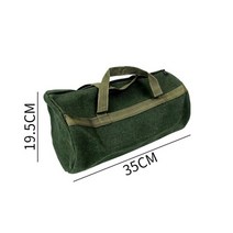 공구가방 수납 보관 내구성 두꺼운 캔버스 파우치 주최자 악기 케이스 휴대용 전기 토트, C