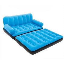 에어매트 소파베드 야외 캠핑, 더블 소파 + 펌프 없음