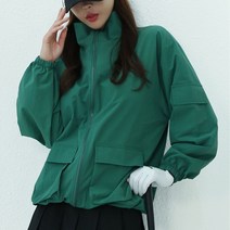 순이들 여성 골프 포켓 바람막이