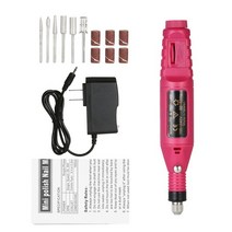 무선그라인더거치대 그라인더집진커버 미니그라인더14pcs 100V-240V 미니 전기 그라인더 드릴 머신 가변 속, 01 빨간