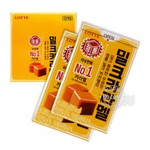 롯데 밀크 카라멜 50g 12입, P42-밀크카라멜50g 12입