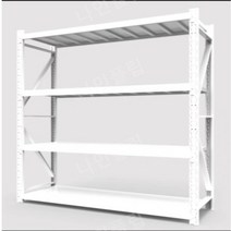 물류창고 랙 4단 철제 선반 보관 거치대 창고 다이, 300kg을품는200x60x2004개의층