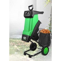 잔가지파쇄기 분쇄기 나뭇가지 톱밥 만드는 기계 파쇄, 2800W 파쇄기 + 수거함 + 10m 선