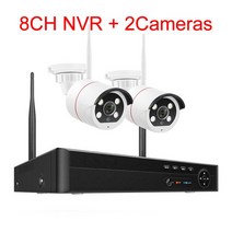 셉톱박스 빔프로젝터 영상기 송신기 리모콘 Techage-5mp 8CH 무선 감시 보안 시스템 AI 얼굴 감지 비디오 C, 01 8CH NVR and 2 Camera_01 없음
