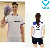 프리미크 배드민턴 스포츠 티셔츠 코트 라벤더 TS22103M 요넥스 테크니스트 시티웨어 라켓소년단 운동복