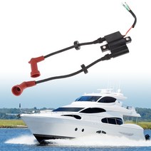 호환 선외기 어선 모터보트 바다낚시보트 전기모터 엔진 야마하 9.913.515202540hp 24 스트로크 2124cm 액세서리 용 해양 점화 합금 코일 아시리아, 없음