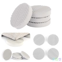 굿마켓 4P 원형 진동방지패드 그레이 바닥차음재 바닥완충제