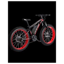 27단 전기 산악 자전거 MTB 48V 26인치 팻 바이크, 상세 페이지 참고, 27단48V(순전기60km 보조100km)검빨