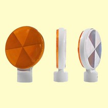ABS 델리네이터 양면 도로교통 차량 사고방지 150파이, 황색 양면