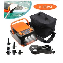 HT-790 충전식 공기 펌프 패들 보드 보트 카약 팽창식 풍선 SUP DC12V 6000 W 전기, 02 220-240V