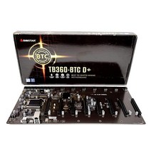 바이오스타 Biostar TB360-BTC D+ (Intel 대 및 9세대) LGA1151 SODIMM DDR4 8 GPU 지원 마이닝 메인보드