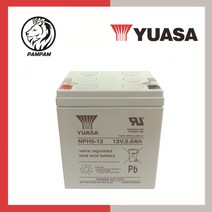 YUASA 유아사 NPH5-12 12V 5Ah 무보수 연축전지 UPS 배터리
