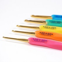 하마나카 양쪽 모사용코바늘 일본 바늘세트 프랜즈얀, 5/0 ~ 7/0호, 1개