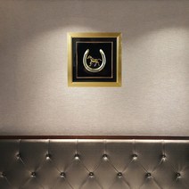 호아트 행운의 편자액자 말액자 말발굽 벽장식 벽걸이액자 선물 액자
