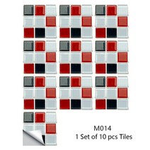 포인트 스티커 시트지 대리석 모자이크 타일 는 부엌, m014, 10cmx10cmx10pcs