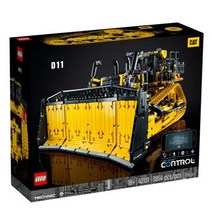 레고 테크닉 42131 앱 조종식 Cat D11 불도저, 혼합색상