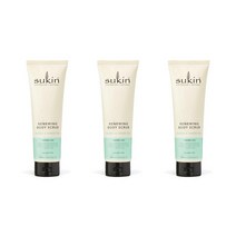 (호주직배) 수킨 리뉴잉 바디 스크럽 위드 그린티 호호바오일 함유 200ml 3팩 Sukin Renewing Body Scrub with Green Tea & Jojoba 200m