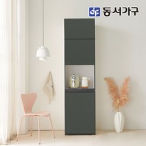 동서가구 소프 엔츠 비스포크 빌트인 인테리어 600 주방렌지대 일반수납장 DNA111, 크림 올리브