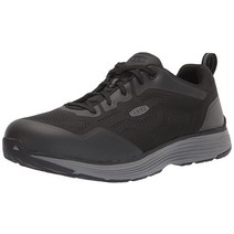KEEN Utility 남성용 스파르타 2 로우 합금 토 ESD 산업용 작업 .. 정품보장, 320mm Wide, Steel Grey/Black