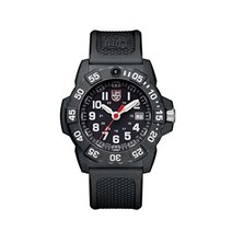 Luminox Navy Seal 남성용 시계 블랙 다이얼(XS.3501/3500 시리즈): 200미터 방수 + 경량 카본 케이스 및 밴드 지속적인 야간 가시성