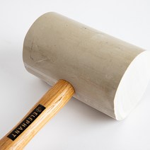 코끼리표 망치 공예 목공 미장 타일 무진동 생 고무 망치 1-6 80파이, 80개