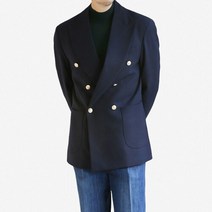 겨울 금장 울 더블 블레이저 자켓